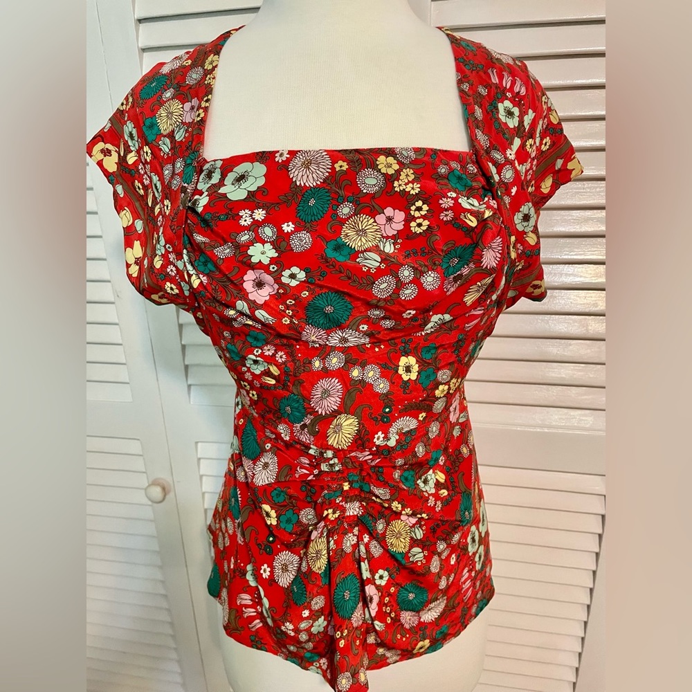 100% silk top great condition!